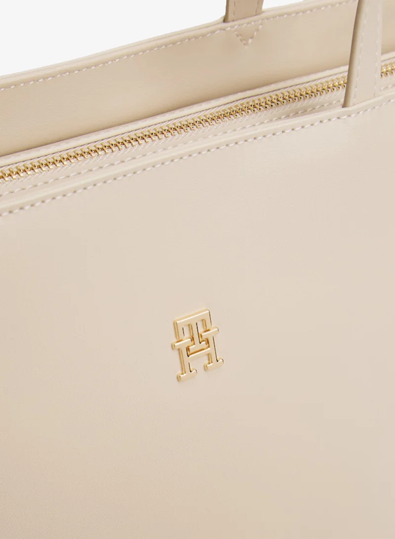 TOMMY HILFIGER  Monogram Plaque Tote Bag for Women | Best Price UAE